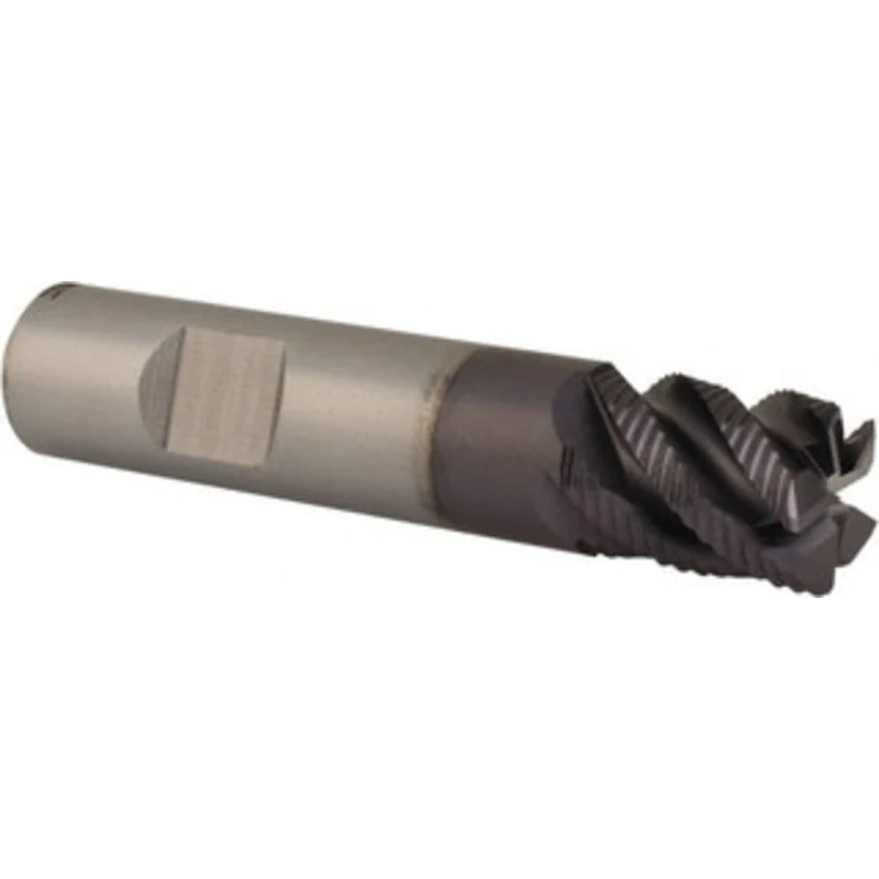 YG-1 1/2, 5/8 LOC, 1/2 Shank Diam, 2-1/2 OAL, 5 Flute, Solid Carbide Square End Mill Single End, TiAlN Finish, Spiral...